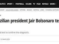 巴西总统博索纳罗新冠病毒检测阳性，曾与特朗普共进晚餐
