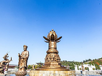 世界最高的铜铸大坐佛，高度超过38米，就在山东5A级文化旅游区