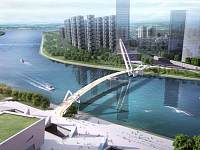 三馆一厅跨浏阳河人行桥开始设计招标！
