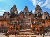 柬埔寨低调寺庙，是古时皇家火葬场，被誉为天堂的阶梯