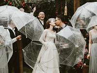 在雨雨雨的婚礼日，如何浪漫不狼狈?