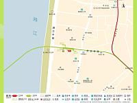 
长沙地铁3号线灵官渡站出入口概况（公交线路+地标）
