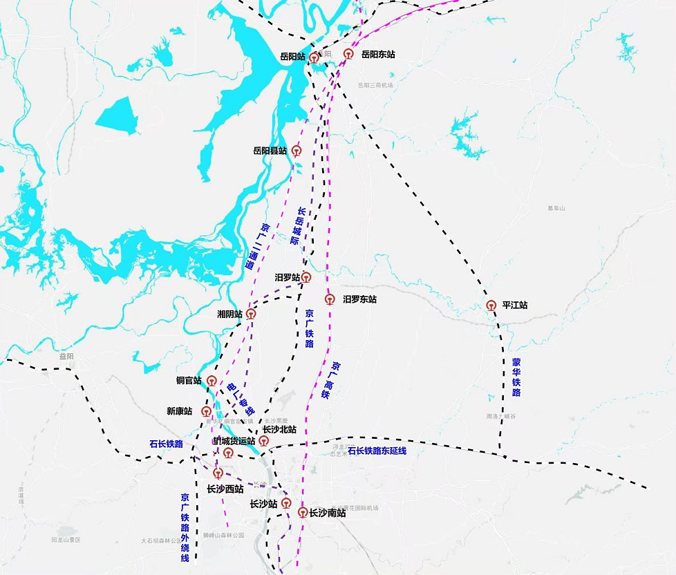 长沙岳阳城际交通最新规划