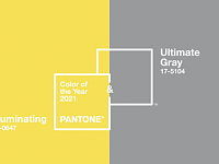 潘通发布！2021年年度双流行色：亮丽黄和极致灰