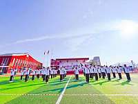 娄星区万宝芙蓉学校举行首届阳光体育大课间操比赛