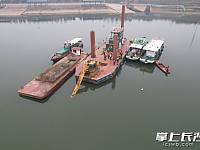 长沙红旗渠项目浏阳河沉管施工段启动施工